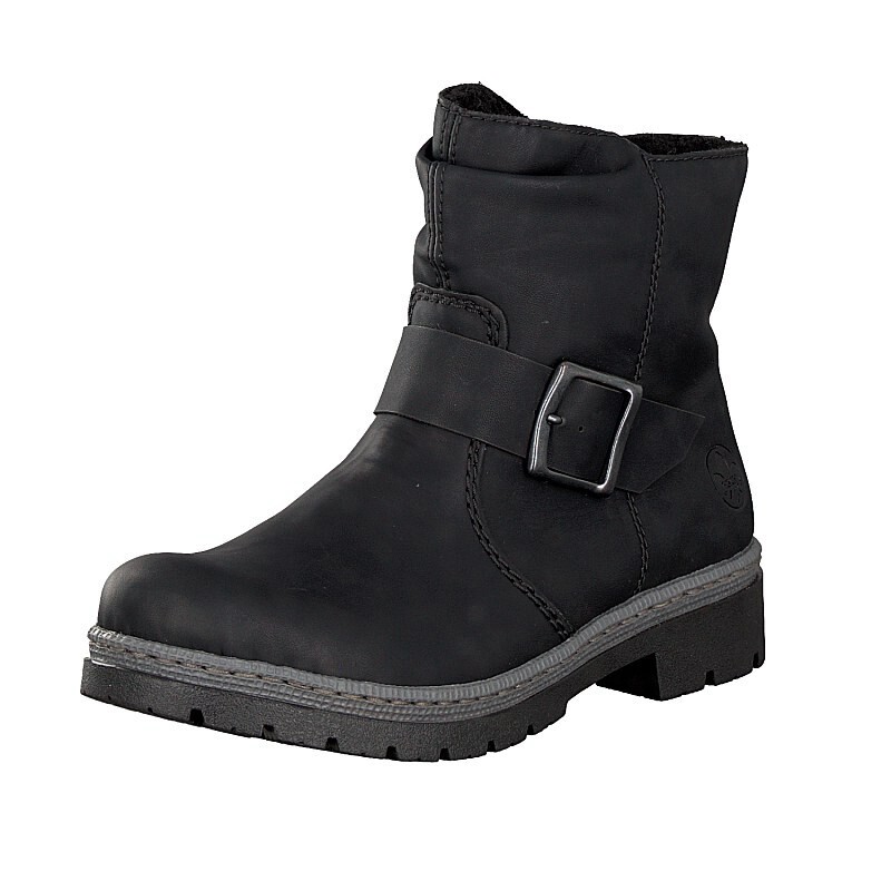 Botas Rieker Y9469-00 Para Mulher - Pretas